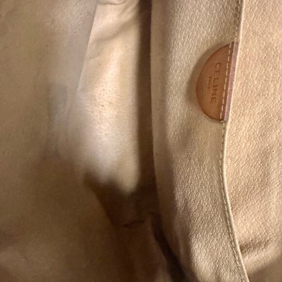 Celine Brown and Tan Leather Messenger Bag - Picture 8 of 12